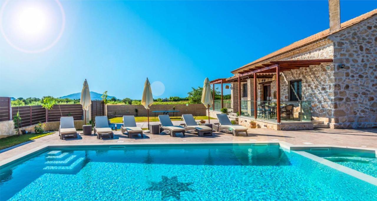 Zante Poolside Paradise - La Vite Stone Villa Kalipadhon Luaran gambar