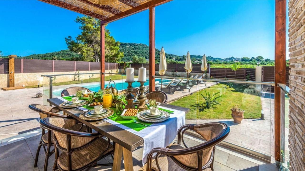 Zante Poolside Paradise - La Vite Stone Villa Kalipadhon Luaran gambar