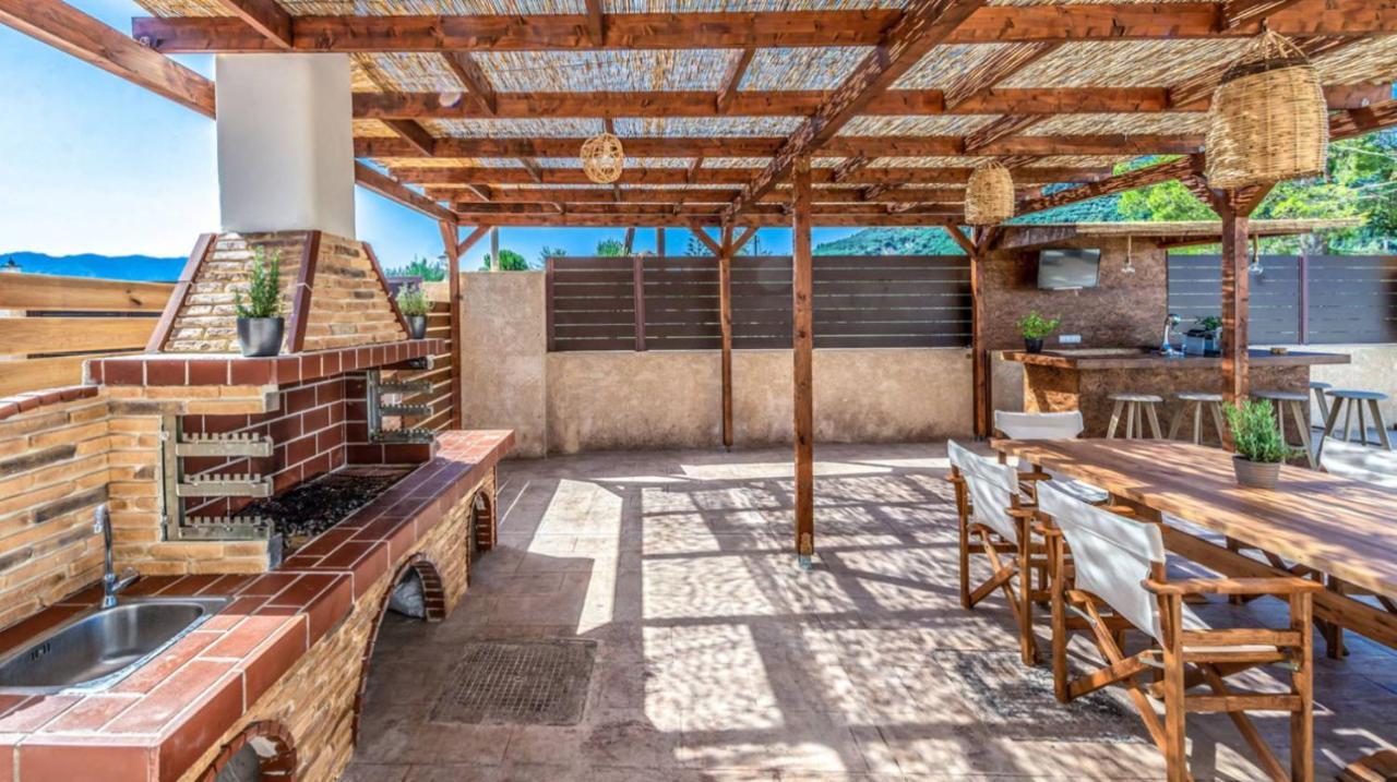 Zante Poolside Paradise - La Vite Stone Villa Kalipadhon Luaran gambar