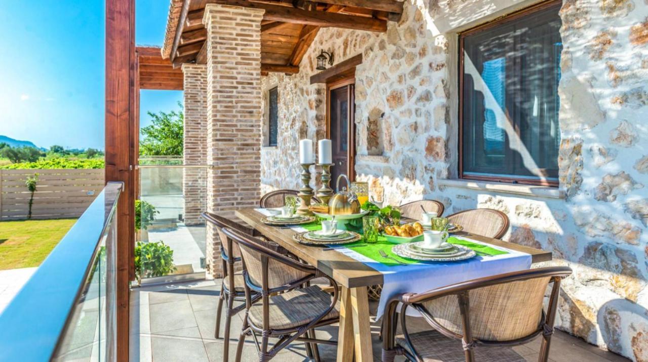 Zante Poolside Paradise - La Vite Stone Villa Kalipadhon Luaran gambar